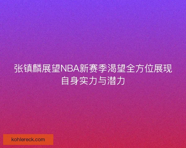 张镇麟展望NBA新赛季渴望全方位展现自身实力与潜力